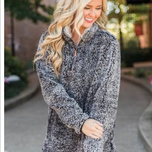 Wubby (Fuzzy Pullover) Charcoal Color